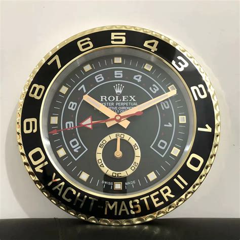 rolex wall clock that looks like a watch|copy rolex wall clock.